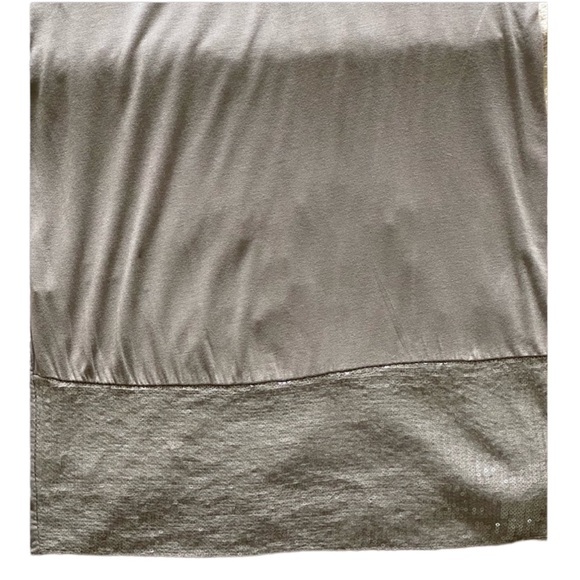 NTbyAmati  Silk Taupe Top w Sequin Embellishment One Size  Made in Italy - Picture 11 of 11